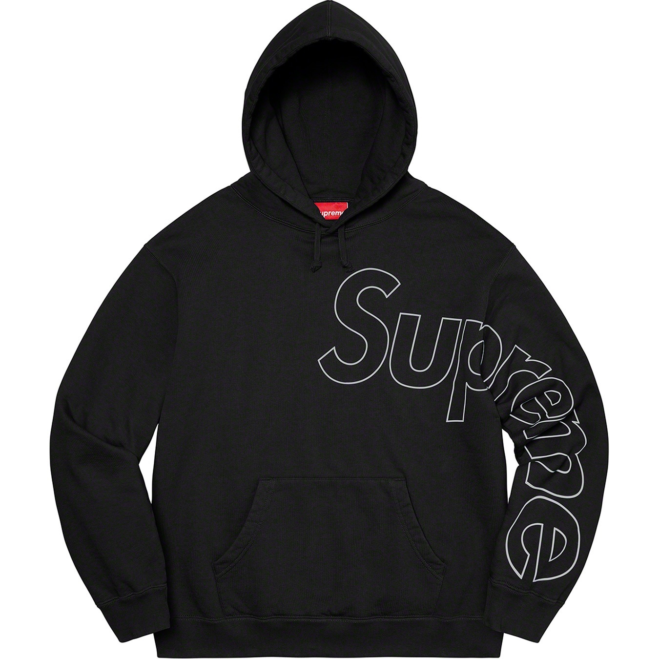 Reflective Hooded Sweatshirt view 7